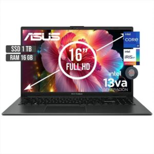 Portatil ASUS Vivobook 16 16 gb (1) Portatil ASUS Vivobook 16 Inte Core i9-13900H RAM 16GB 1TB SSD 16 Pulgadas Win11 Pro
