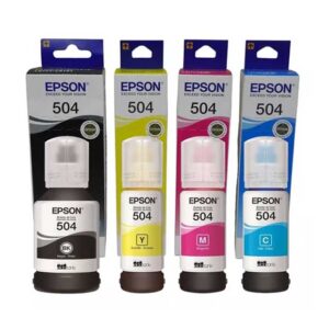 Tinta Original Epson T504 Amarillo/Magenta/Cian/Negro