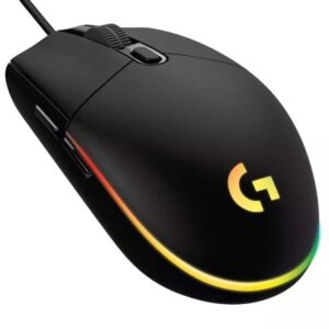 Mouse Logitech Gamer G203 Rgb Lights Usb Negro