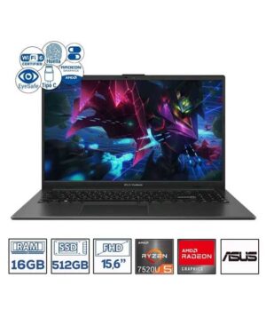 Portátil Asus E1504f AMD R5 7520u / 16gb DDR5 / SSD 512 / Color Negro