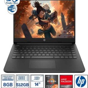 Portátil Hp 245 G10 Ryzen 3 R3-7330u / 8gb Ddr4 / 512SSD Linux