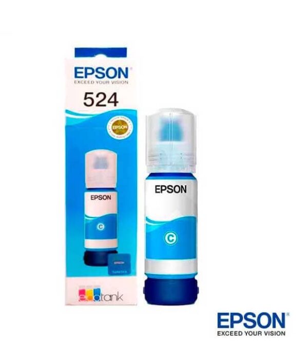 Tinta Pigmentada Epson T524 Cyan