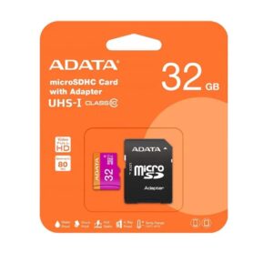 MEMORIA_MICRO_SD_ADATA _32GB_CLASE10 Memoria Micro SD Adata 32GB Clase 10 Con Adaptador