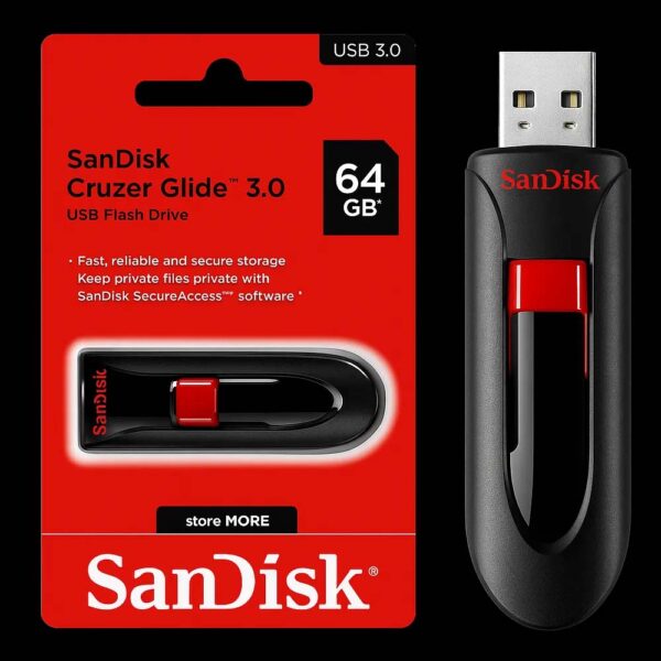 Memoria Usb Sandisk Cruzer Glide 3.0/64 Gb