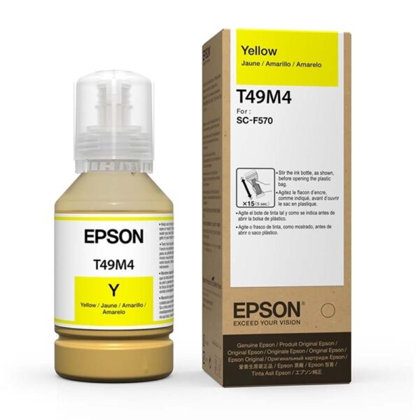 Tinta De Sublimar T49M4 Amarillo Para Epson F170 F570 F571