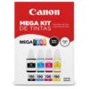 Tinta_Canon GI-190 kit KIT Mega Tintas GI-190 CYAN / MAGENTA / AMARILLA / NEGRA Canon