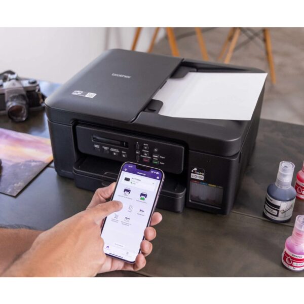 Impresora Multifuncional Brother DCP-T730DW - Duplex - Wifi - Adf - Amplia Y Reduce - Usb - Pantalla Lcd - Tinta Continua