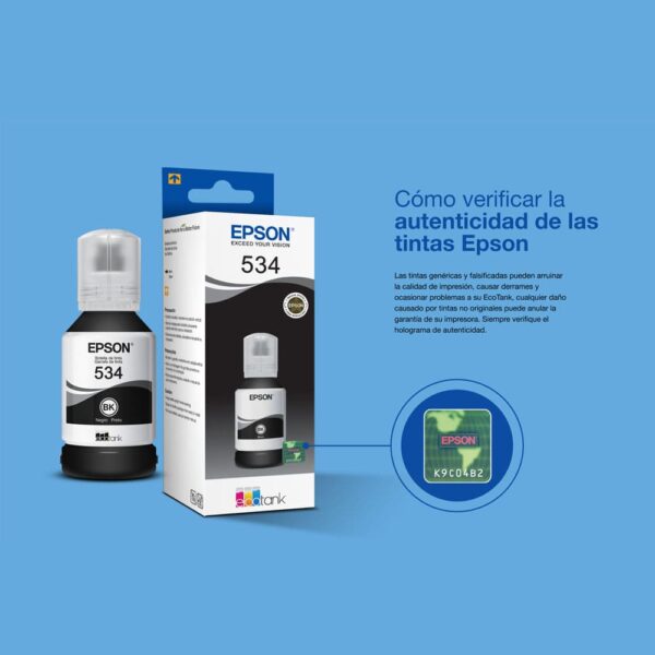 Botella de tinta EPSON Negra T534