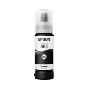 Botella de Tinta Pigmentada Epson Ecofit Color Negro T554