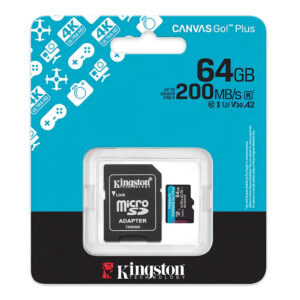 Memoria micro-SD de 64 GB Canvas Go Plus de 200 MB_kingston