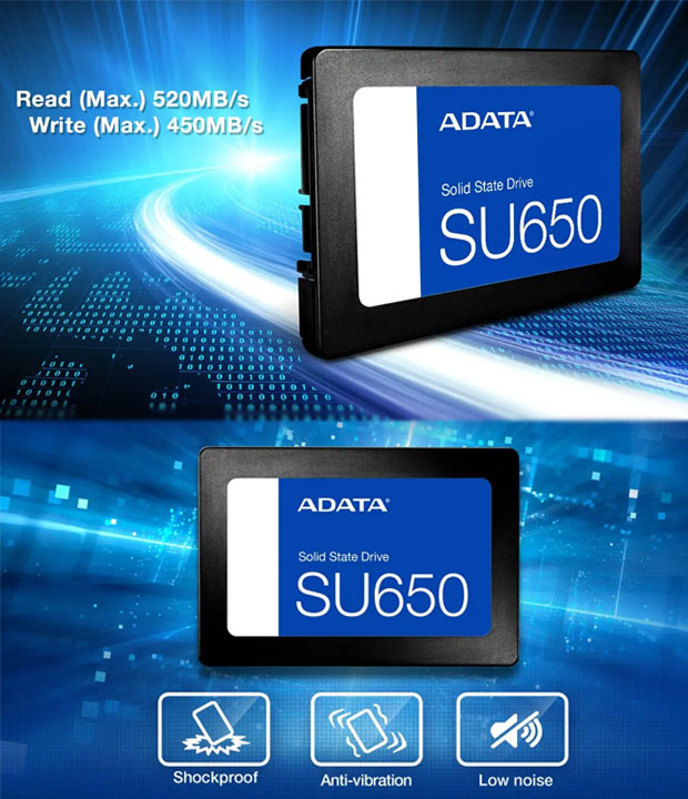 Disco Solido Adata Su650 256 GB - Imagen 3